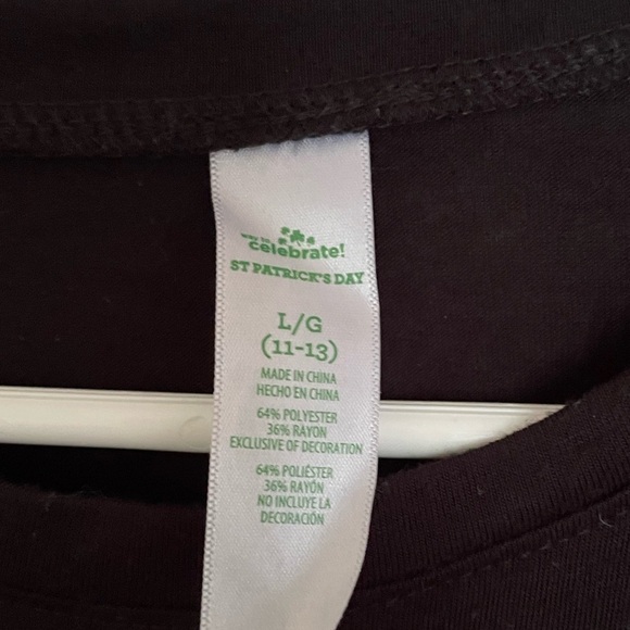 Way to Celebrate “Luck” sequin shirt - Picture 2 of 3